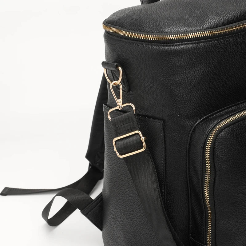 - Luxury Vegan Leather Diaper Bag - Multifunctional and Stylish Baby Stork Diaper Wet Bags