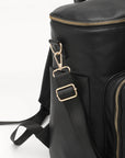 - Luxury Vegan Leather Diaper Bag - Multifunctional and Stylish Baby Stork Diaper Wet Bags