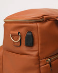 - Luxury Vegan Leather Diaper Bag - Multifunctional and Stylish Baby Stork Diaper Wet Bags