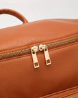 - Luxury Vegan Leather Diaper Bag - Multifunctional and Stylish Baby Stork Diaper Wet Bags