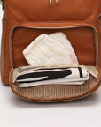 - Luxury Vegan Leather Diaper Bag - Multifunctional and Stylish Baby Stork Diaper Wet Bags