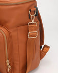 - Luxury Vegan Leather Diaper Bag - Multifunctional and Stylish Baby Stork Diaper Wet Bags