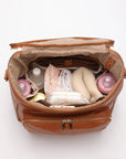 - Luxury Vegan Leather Diaper Bag - Multifunctional and Stylish Baby Stork Diaper Wet Bags