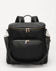 - Luxury Vegan Leather Diaper Bag - Multifunctional and Stylish Baby Stork Diaper Wet Bags
