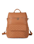 - Luxury Vegan Leather Diaper Bag - Quilted Design with large capacity and accessories. Baby Stork Diaper Wet Bags