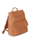 - Luxury Vegan Leather Diaper Bag - Quilted Design with large capacity and accessories. Baby Stork Diaper Wet Bags
