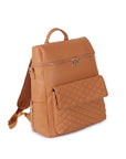 - Luxury Vegan Leather Diaper Bag - Quilted Design with large capacity and accessories. Baby Stork Diaper Wet Bags