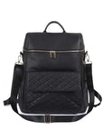 - Luxury Vegan Leather Diaper Bag - Quilted Design with large capacity and accessories. Baby Stork Diaper Wet Bags