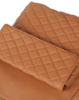 - Luxury Vegan Leather Diaper Bag - Quilted Design with large capacity and accessories. Baby Stork Diaper Wet Bags
