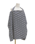 Black Spray - Maternity Nursing Breastfeeding Privacy Cover - Stylish & Practical Baby Stork Nursing & Feeding