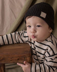 - Modern Baby Knitted Beanie Hat for Newborns and Toddlers Baby Stork