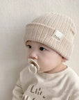- Modern Baby Knitted Beanie Hat for Newborns and Toddlers Baby Stork