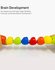 - Montessori Wooden Caterpillar Toy - Early Learning for Toddlers Baby Stork Baby & Kids > Toys