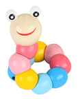 Style 1 - Montessori Wooden Caterpillar Toy - Early Learning for Toddlers Baby Stork Baby & Kids > Toys