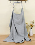 - Muslin Cotton Nursing Cover - Breathable Breastfeeding Apron Baby Stork Nursing & Feeding