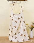 - Muslin Cotton Nursing Cover - Breathable Breastfeeding Apron Baby Stork Nursing & Feeding