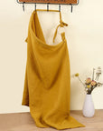 - Muslin Cotton Nursing Cover - Breathable Breastfeeding Apron Baby Stork Nursing & Feeding