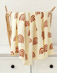 - Muslin Swaddle - Terracotta Rainbow Storkke Swaddling & Receiving Blankets