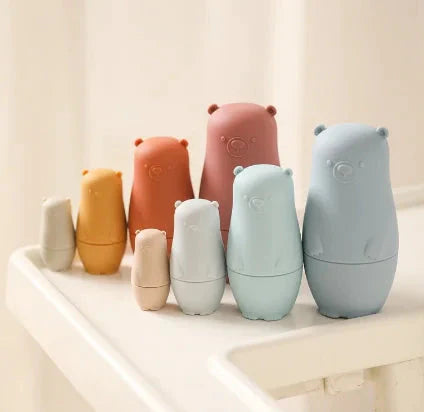 - Nesting Bear - Multiple Colours Storkke Sorting & Stacking Toys