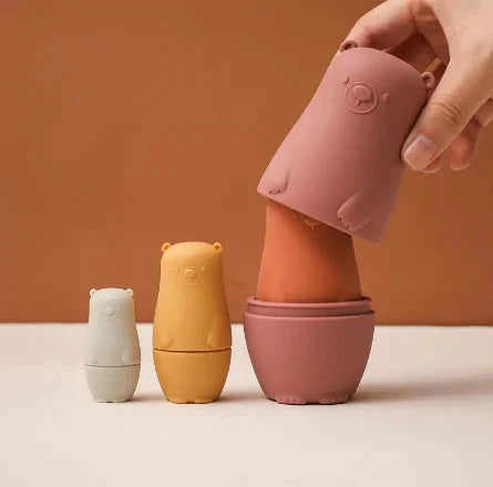 - Nesting Bear - Multiple Colours Storkke Sorting & Stacking Toys