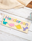 Style 2 - Personalised Name Puzzle 2 Baby Stork Puzzles