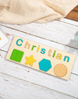 Style 3 - Personalised Name Puzzle 2 Baby Stork Puzzles