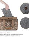 - Portable Multifunctional Waterproof Baby Changing Pad Baby Stork Diaper Wet Bags