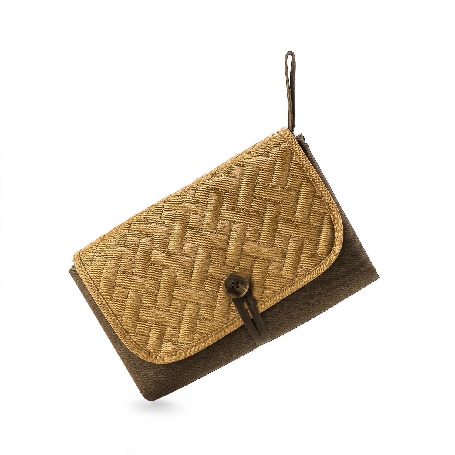 Chocolate - Portable Multifunctional Waterproof Baby Changing Pad Baby Stork Diaper Wet Bags