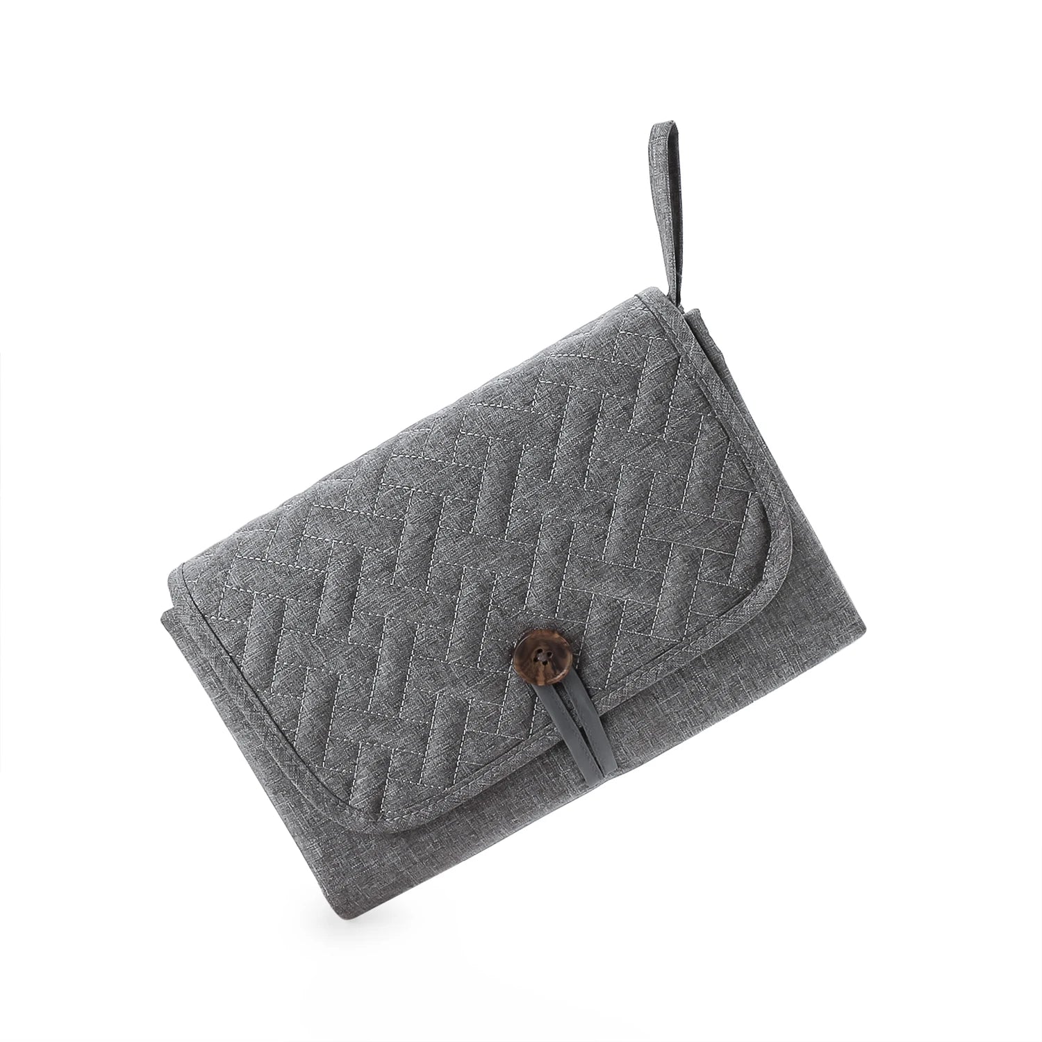 Grey - Portable Multifunctional Waterproof Baby Changing Pad Baby Stork Diaper Wet Bags