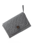 Grey - Portable Multifunctional Waterproof Baby Changing Pad Baby Stork Diaper Wet Bags