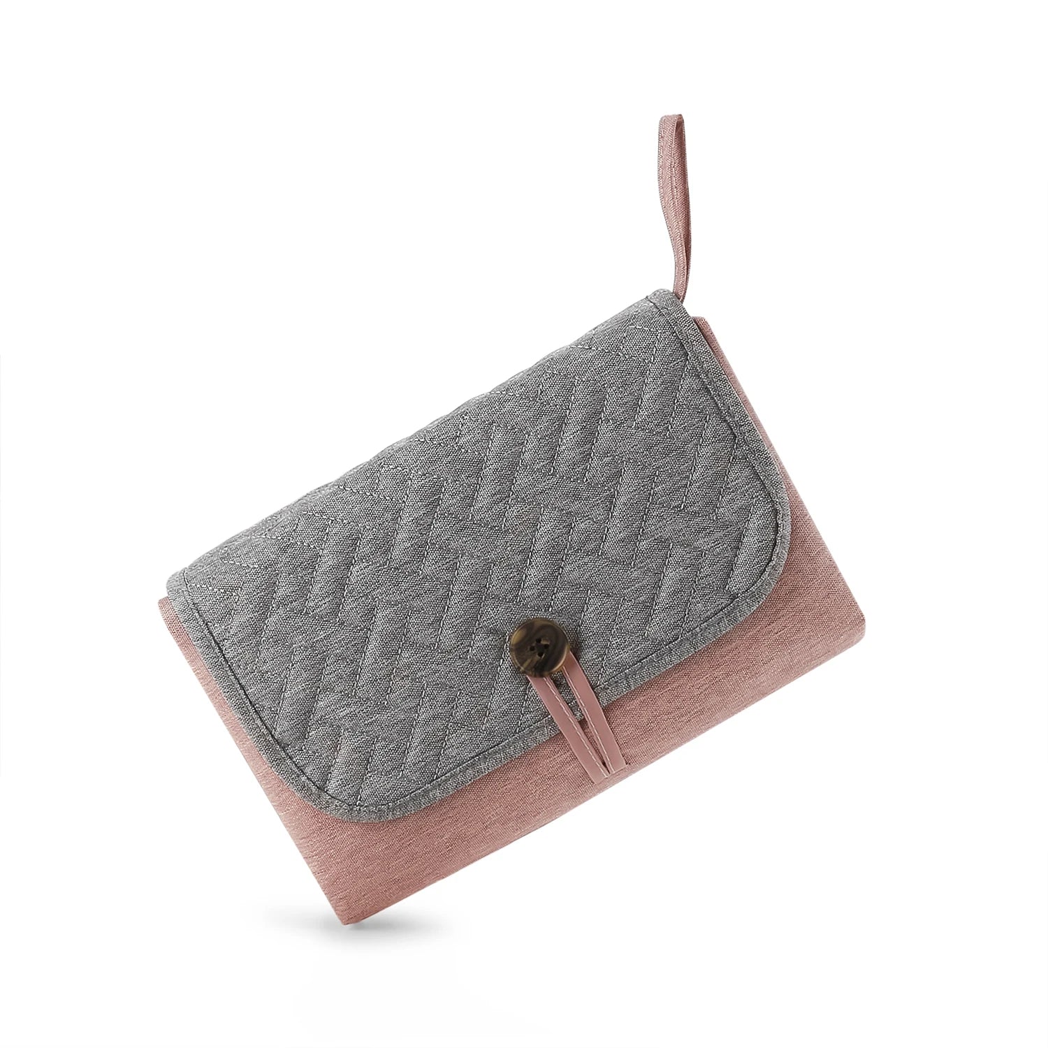 Pink - Portable Multifunctional Waterproof Baby Changing Pad Baby Stork Diaper Wet Bags