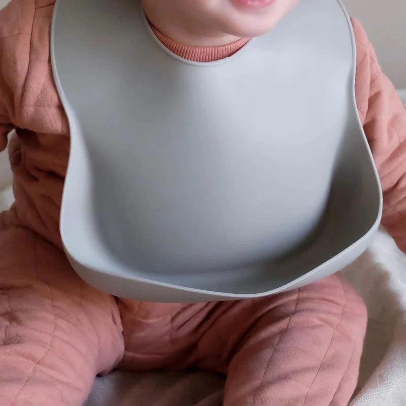 - Silicone Catch-All Bib – BPA-Free Adjustable Baby Feeding Bib | Baby Stork Storkke Bibs