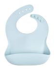 Sky Blue - Silicone Bibs - Multiple Colours Storkke Bibs
