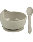Mocha - Silicone Bowl & Spoon - Multiple Colours Storkke Baby & Toddler Food
