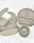 Portland Stone - Silicone Feeding Set - Multiple Colours Baby Stork Baby & Toddler Food