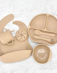 Cream - Silicone Feeding Set - Multiple Colours Baby Stork Baby & Toddler Food