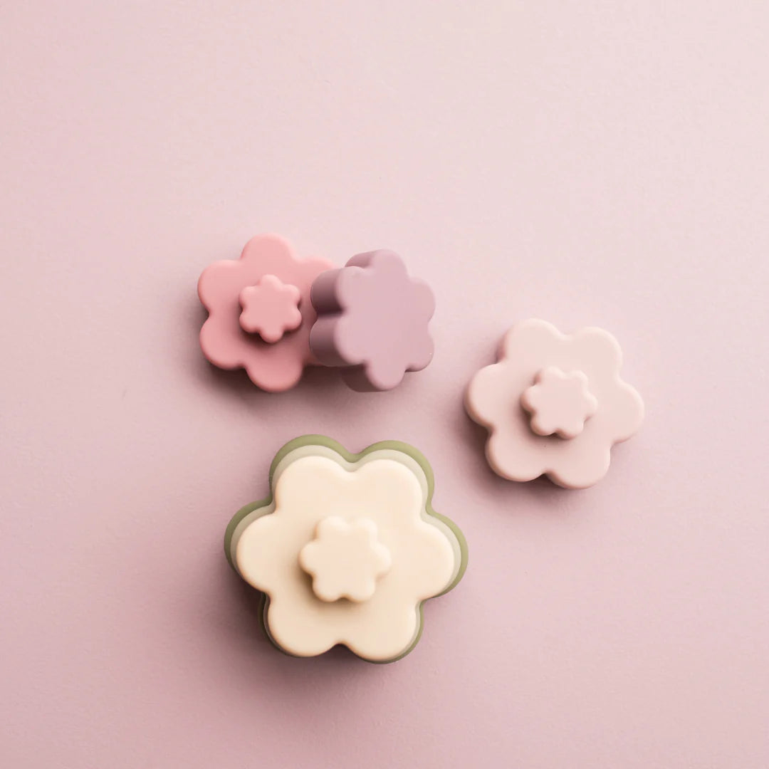 - Silicone Flower Stacker Toy - Versatile and Timeless Storkke Sorting & Stacking Toys