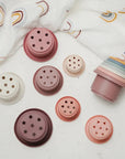 - Silicone Stacker Cups - Multiple Colours Storkke Sorting & Stacking Toys