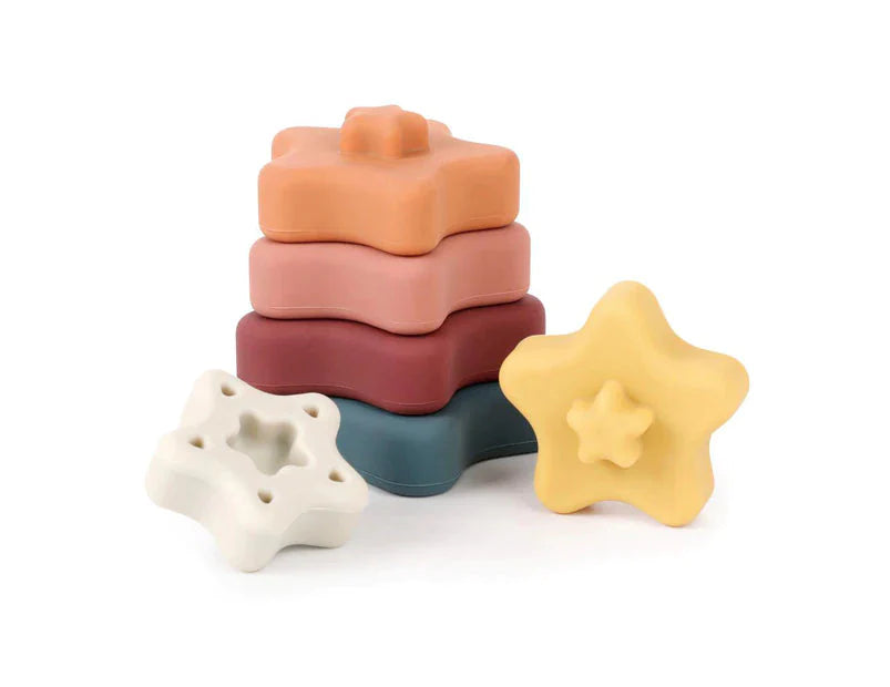 - Silicone Star Stacker - Versatile and Timeless Play Storkke Sorting & Stacking Toys