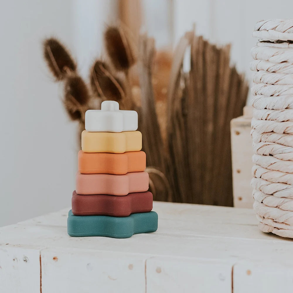 - Silicone Star Stacker - Versatile and Timeless Play Storkke Sorting & Stacking Toys