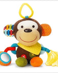 Monkey - Bandana Buddies Teething & Activity Toy - Multi-Sensory Pram Toy Skip Hop Baby Toys & Activity Equipment