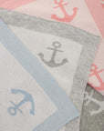 - Soft Knit Anchor Blanket Storkke Swaddling & Receiving Blankets