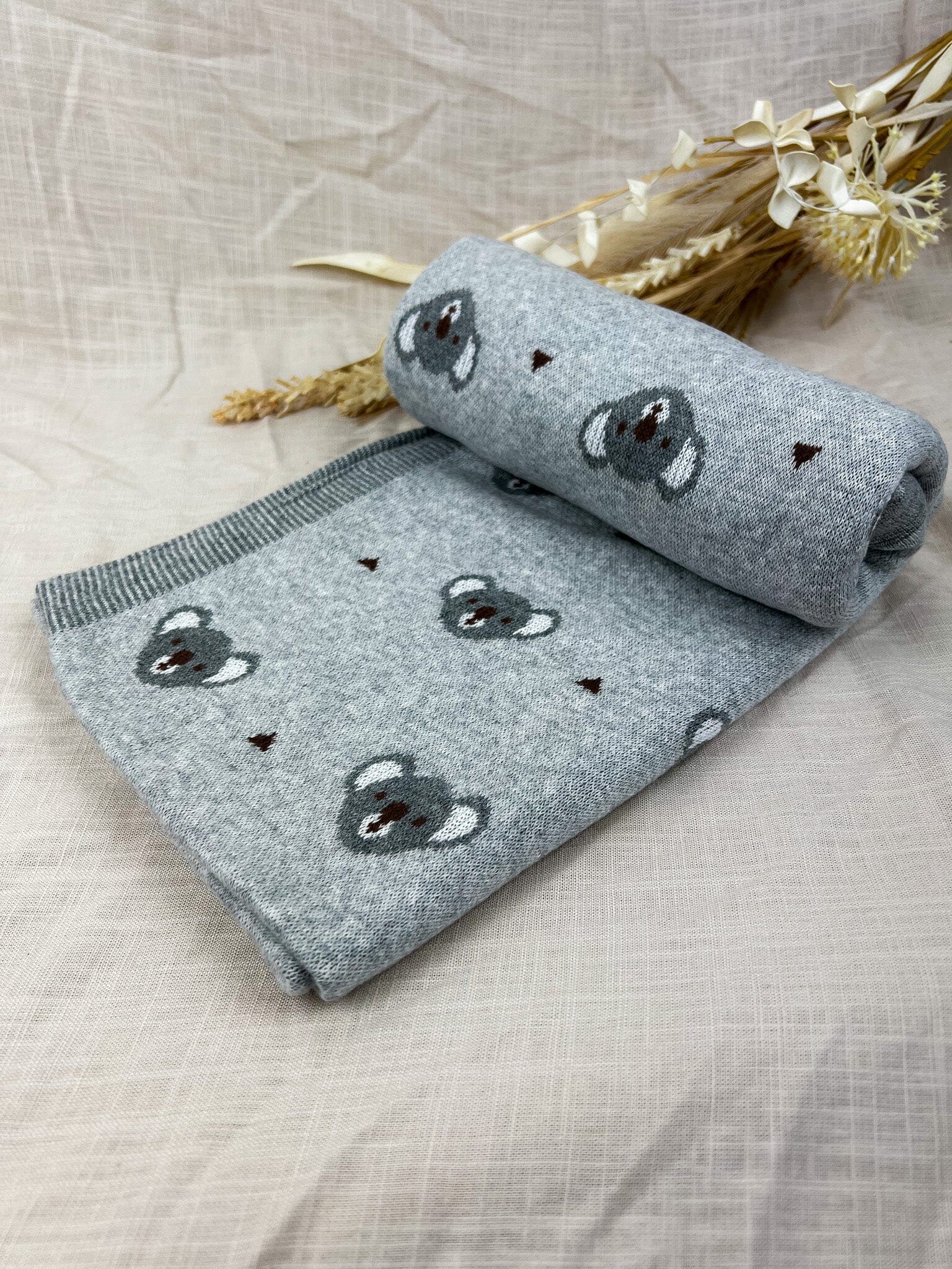 - Soft Knit Koala Blanket Storkke Swaddling & Receiving Blankets
