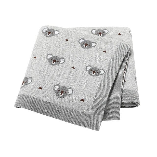 - Soft Knit Koala Blanket Storkke Swaddling & Receiving Blankets