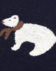 - Soft Knit Polar Bear Blanket Baby Stork Swaddling & Receiving Blankets