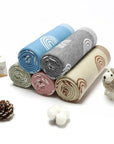 - Soft Knit Rainbow Blanket Baby Stork Swaddling & Receiving Blankets