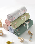 - Soft Knit Stork Blanket Baby Stork Swaddling & Receiving Blankets