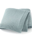Stone - Super Soft Knitted Baby Blanket - Ideal for Swaddling and Stroller Cover Baby Stork Swaddling & Receiving Blankets