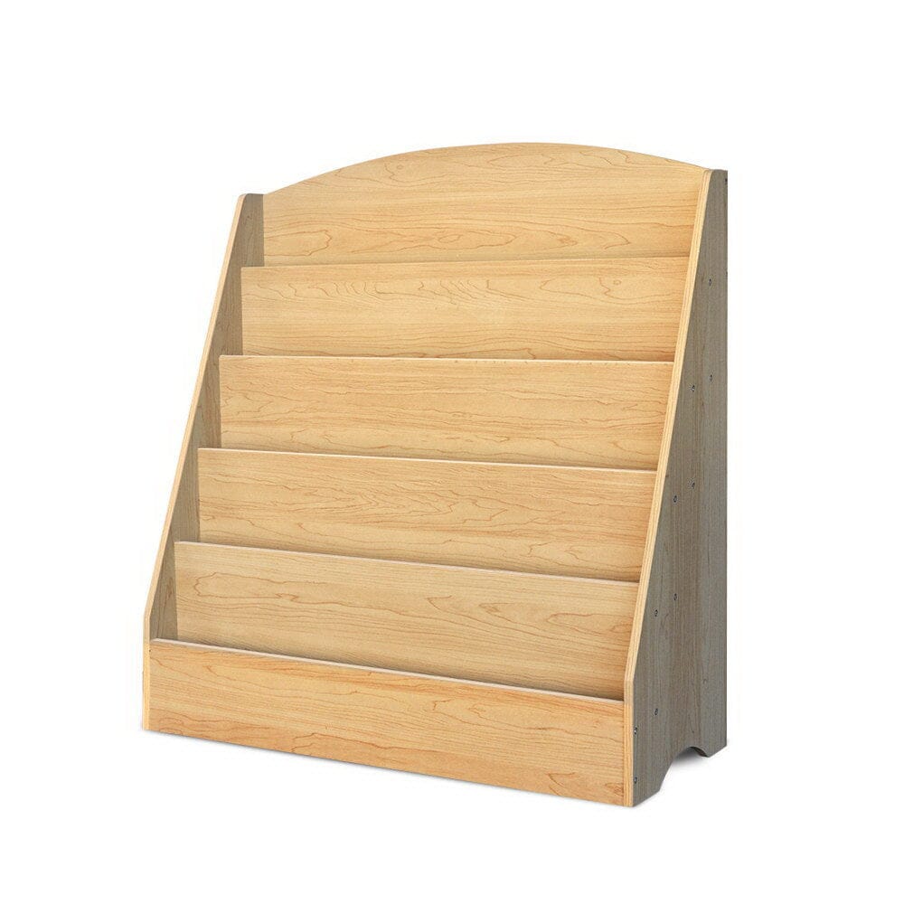 Tower of Tales: 5-Tier Kids’ Bookshelf for a World of Reading in Wood Baby & Kids > Kid's Furniture Keezi