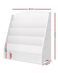 - Tower of Tales: 5-Tier Kids’ Bookshelf for a World of Reading in Wood in White Keezi Baby & Kids > Kid's Furniture